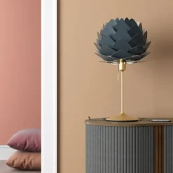 Lamp Bases^Umage Santé lamp base, brushed brass Gold-coloured