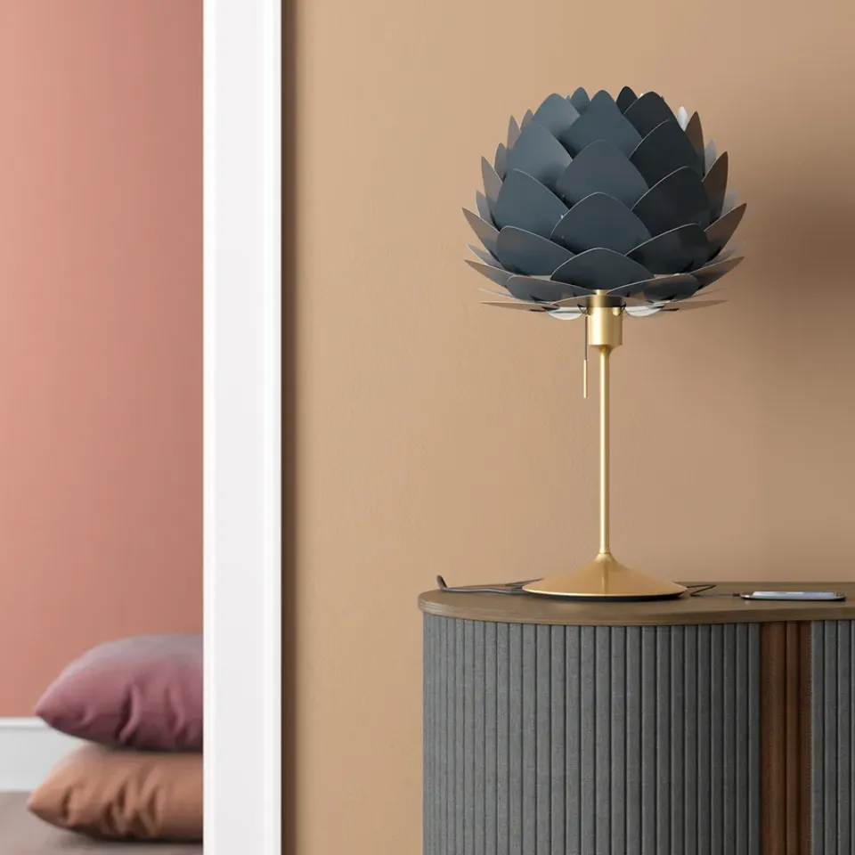 Lamp Bases^Umage Santé lamp base, brushed brass Gold-coloured