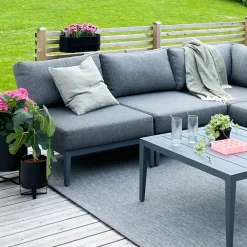 Sale 1898 Santander coffee table 78x78x40 cm, aluminum Grey