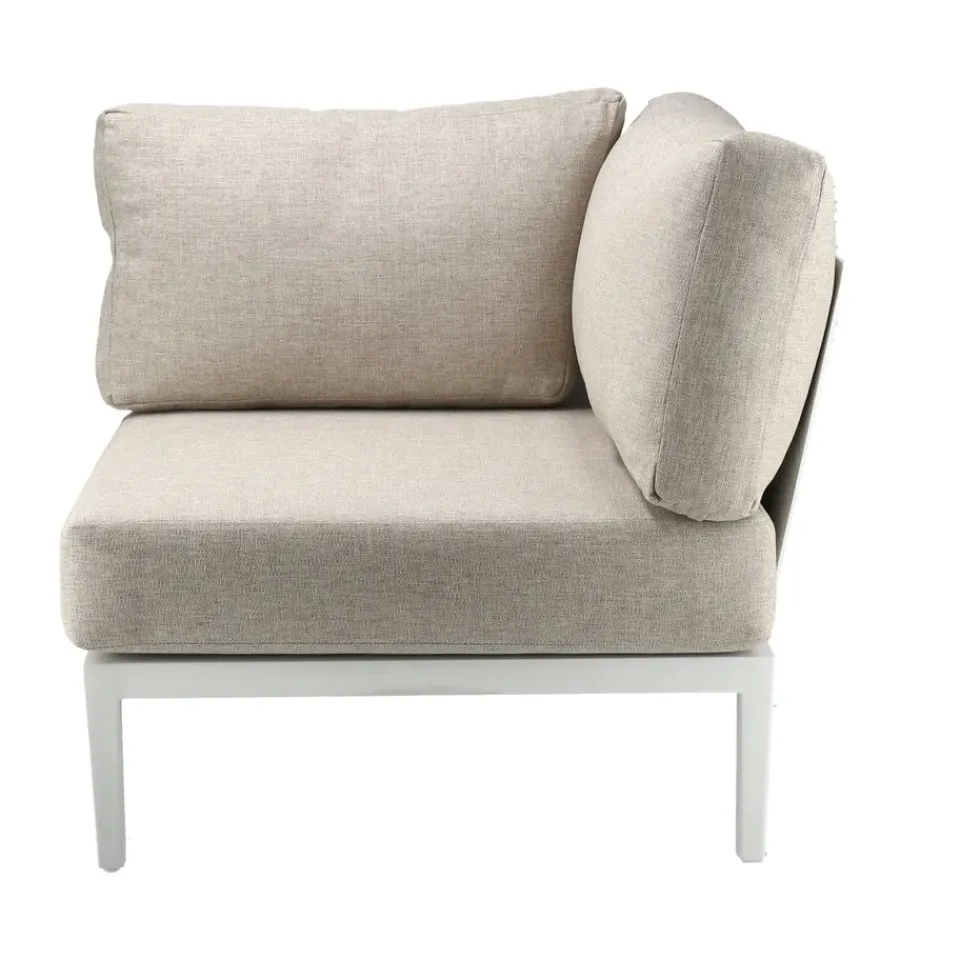 Garden Sofas & Garden Benches|Outdoor Lounge Furniture^1898 Santander modul sofa corner module, White-beige WhiteBeige