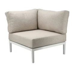 Garden Sofas & Garden Benches|Outdoor Lounge Furniture^1898 Santander modul sofa corner module, White-beige WhiteBeige