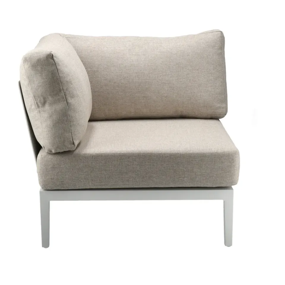 Garden Sofas & Garden Benches|Outdoor Lounge Furniture^1898 Santander modul sofa corner module, White-beige WhiteBeige