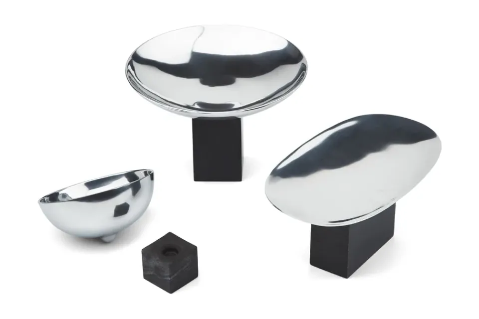 Discount Gejst Sapoto bowl small Ø14 cm, Silver BlackSilver-coloured