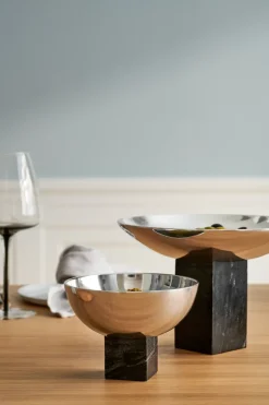 Discount Gejst Sapoto bowl small Ø14 cm, Silver BlackSilver-coloured