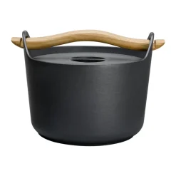 Outlet Iittala Sarpaneva cast iron pot, 3 L Black
