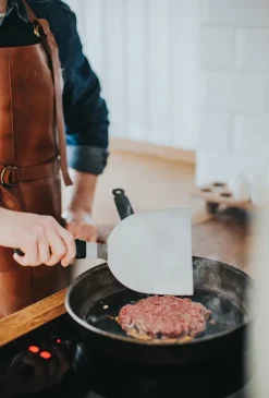 Fish Slices & Spatulas^Dorre Sasha stainless steel spatula, Black-XL Silver-coloured