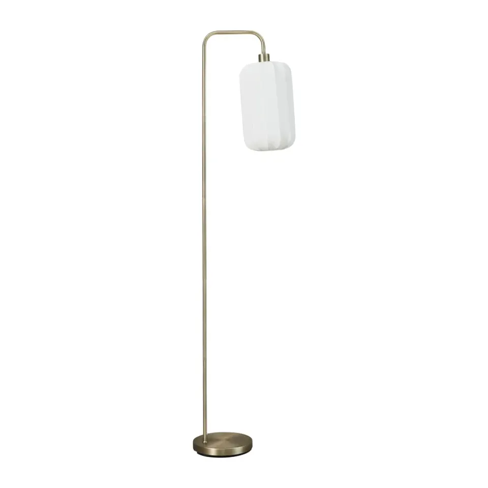 Lene Bjerre Sashie floor lamp 160 cm, White-light gold WhiteGold-coloured