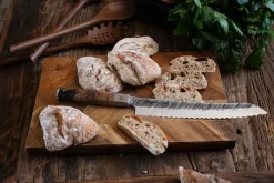 Bread Knives^Satake Ame bread knife, 23 cm Silver-coloured
