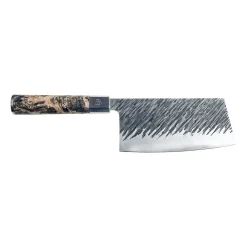 Hot Satake Ame Chinese knife, 17 cm Silver-coloured