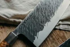 Hot Satake Ame Chinese knife, 17 cm Silver-coloured