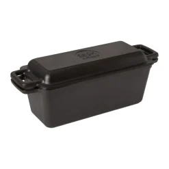 Bread Tins^Satake bread pan cast iron, 37x14x11cm Black