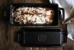 Bread Tins^Satake bread pan cast iron, 37x14x11cm Black