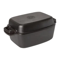 Cast Iron Casserole Pots|Cooking Pots & Casserole Dishes^Satake cast iron pot rectangular, 30x22.5cm Black