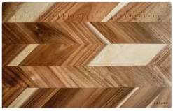 Chopping Boards^Satake cutting board with measuring points 35.5x23.5 cm, Acacia Brown