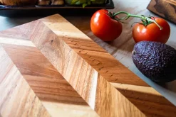 Chopping Boards^Satake cutting board with measuring points 35.5x23.5 cm, Acacia Brown