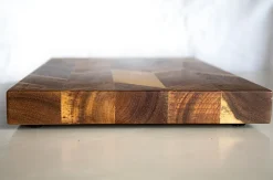 Chopping Boards^Satake cutting board with measuring points 35.5x23.5 cm, Acacia Brown