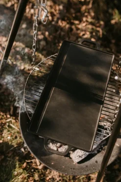 Garden Details & Accessories|Grill & Griddle Pans^Satake frying table for grill, 23x42 cm Black