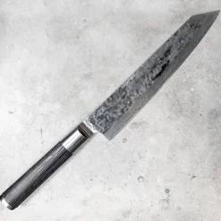 Hot Satake Kuro Kiritsuke knife, 23 cm Brown