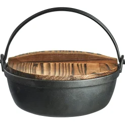 Cast Iron Casserole Pots^Satake Nabe casserole , 3.6 l Black