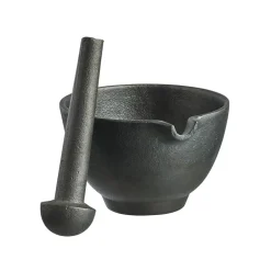 Best Satake Nabe cast-iron mortar, Black