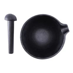 Best Satake Nabe cast-iron mortar, Black