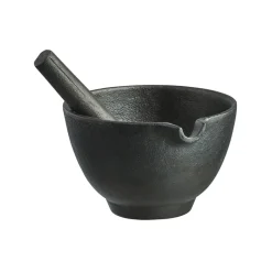 Best Satake Nabe cast-iron mortar, Black