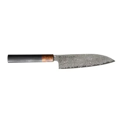Santoku Knives^Satake OMO Santoku knife, 17 cm Brown