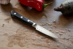 Japanese Knives|Paring Knives^Satake Professional peeling knife, 8 cm Black