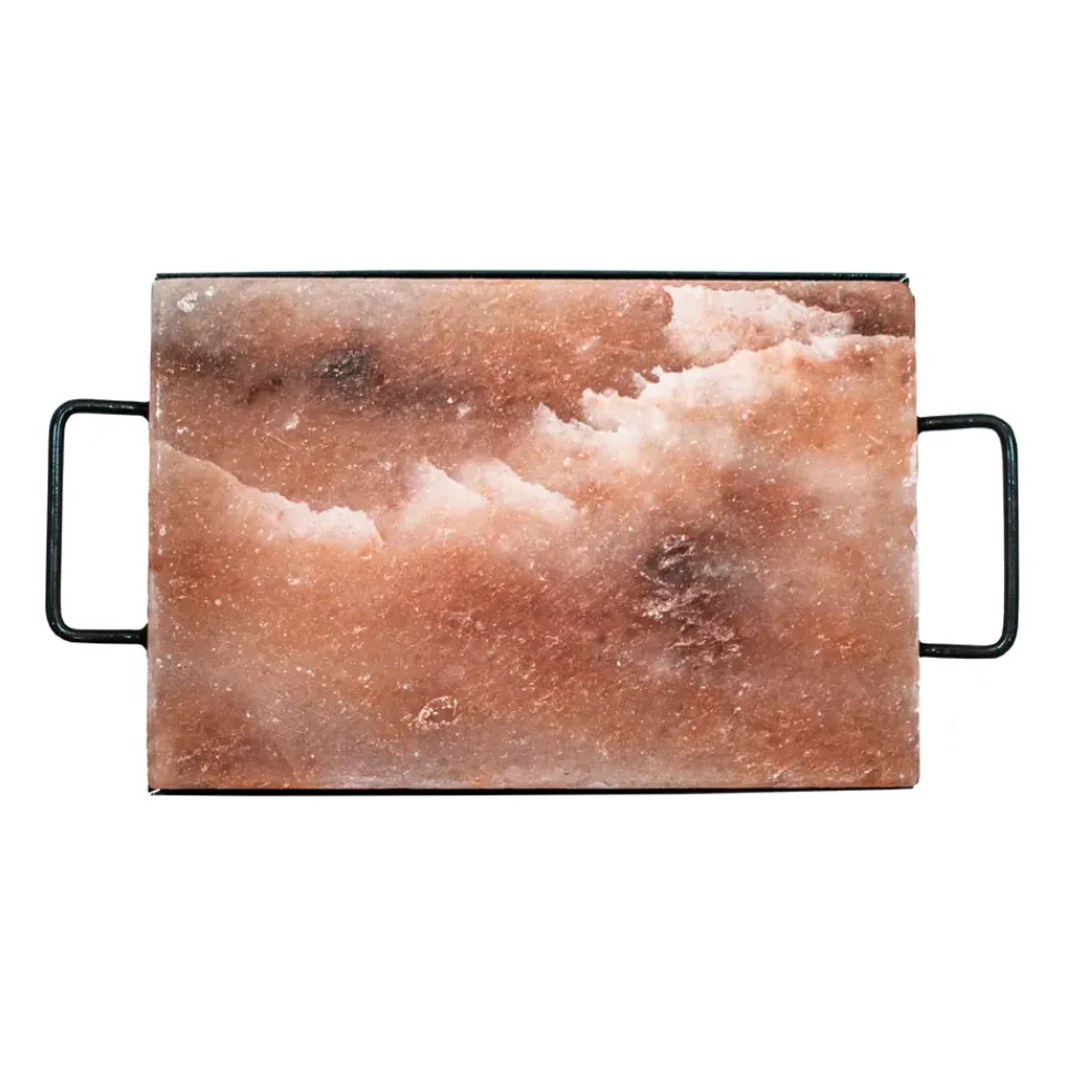 Clearance Satake salt stone with holder, 100% Himalayan salt Pink