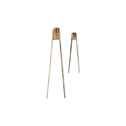 Tongs & Turners^Satake tweezers 2-pack, Bamboo Brown