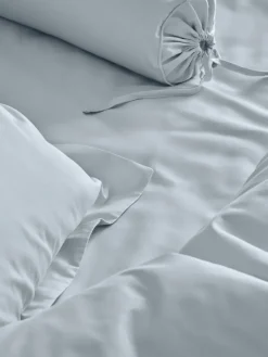 Discount Mille Notti Satina duvet cover, Light , 220x220 cm Blue