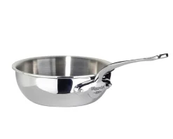 Saucier & Sauté Pans^Mauviel Sauté pan rounded Cook Style 2 l, Steel Silver-coloured