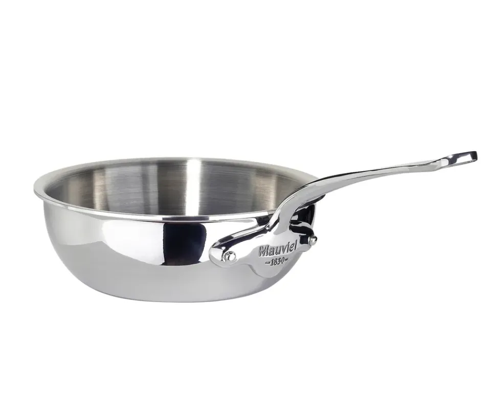Saucier & Sauté Pans^Mauviel Sauté pan rounded Cook Style 2 l, Steel Silver-coloured