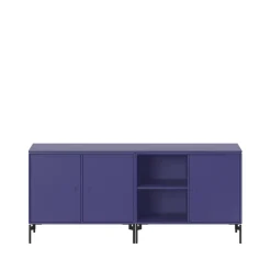 Best Montana Save side table, Monarch 135, black lacquered leg Blue