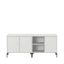 Online Montana Save side table, New 101, black lacquered leg White