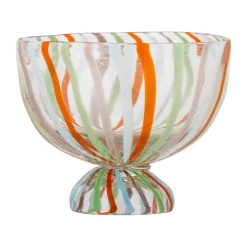 Hot Bloomingville Savya glass bowl Ø17 cm, Multi MultiTransparent