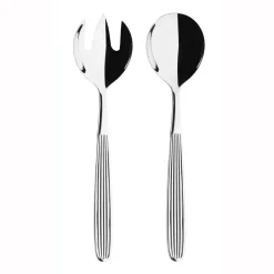 Salad Servers^Iittala Scandia salad set, stainless steel Silver-coloured