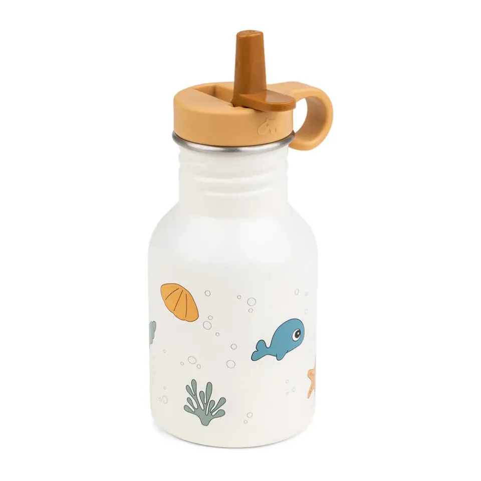 Online Done by deer Sea friends stainless steel bottle 35 cl, Beige