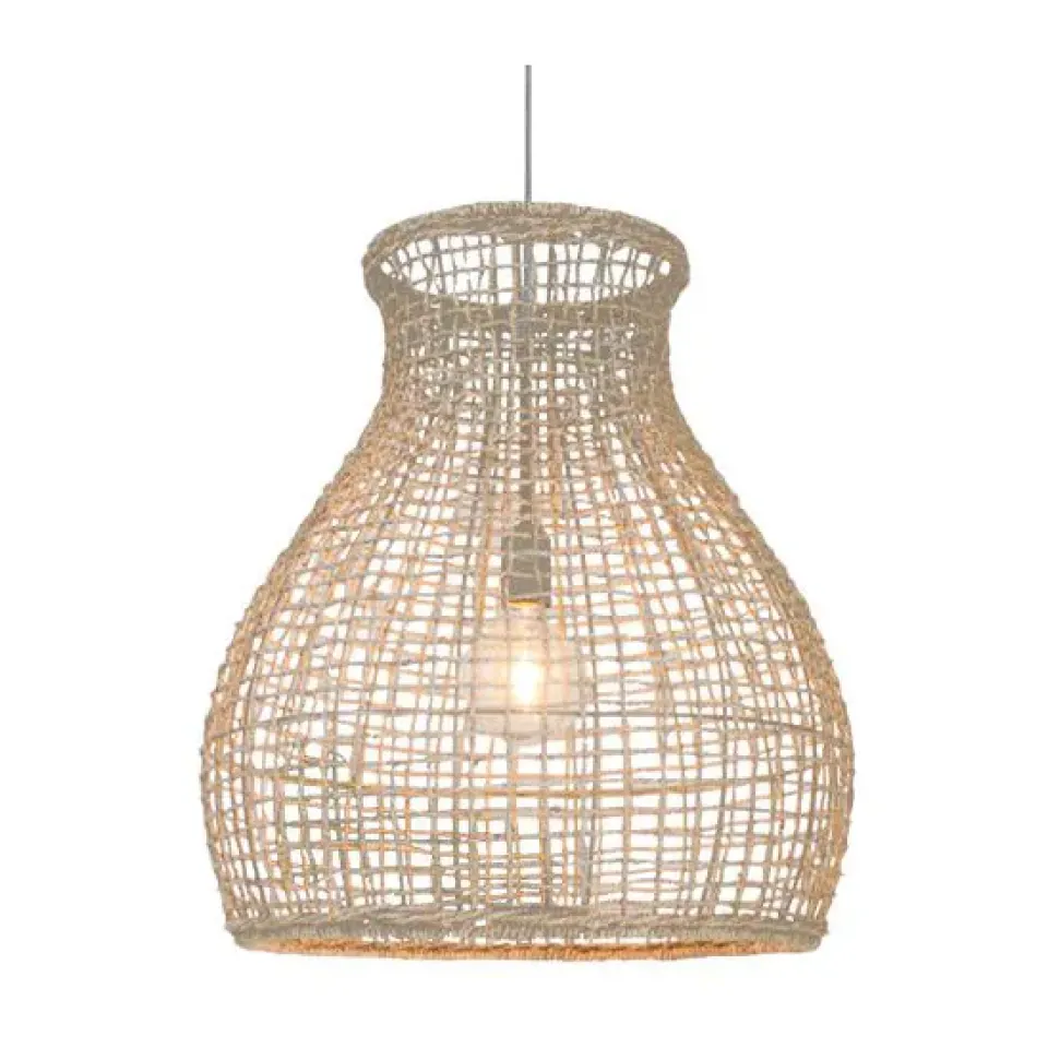 Best By Rydéns Seagrass Ceiling Lamp 55 cm, Brown