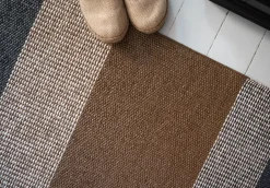 Plastic Rugs^Brita Sweden Seasons rug cacao (brown-black), 70x100 cm BeigeBrownBlack