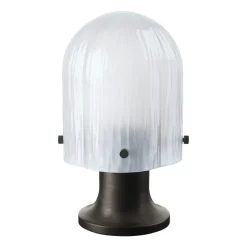 Portable Lighting|Desk & Table Lamps^GUBI Seine Portable Lamp table lamp, Antique brass-white Brown
