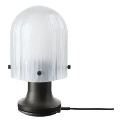 Portable Lighting|Desk & Table Lamps^GUBI Seine Portable Lamp table lamp, Antique brass-white Brown