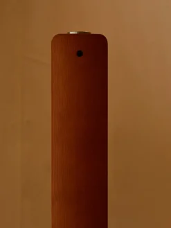 Reading Lamps|Floor Lamps^Flos Seki-han floor lamp 226 cm, Heat treated ash-black metal Brown