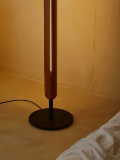 Reading Lamps|Floor Lamps^Flos Seki-han floor lamp 226 cm, Heat treated ash-black metal Brown