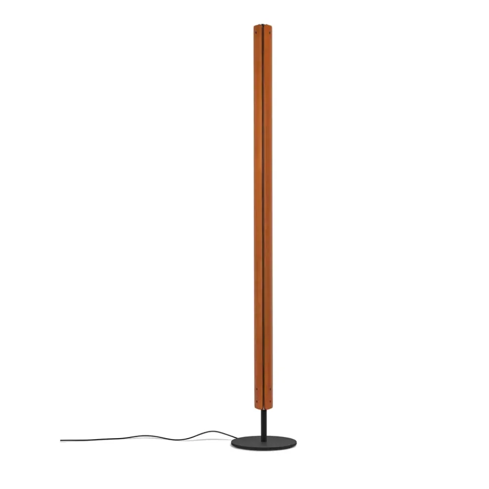 Reading Lamps|Floor Lamps^Flos Seki-han floor lamp 226 cm, Heat treated ash-black metal Brown