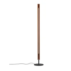 Reading Lamps|Floor Lamps^Flos Seki-han floor lamp 226 cm, Heat treated ash-black metal Brown