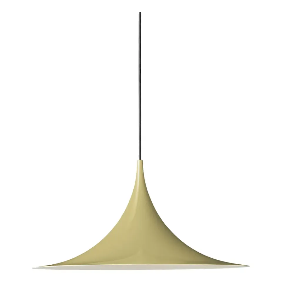Pendant Lamps^GUBI Semi lamp Ø 47 cm, Fennel seed glossy GreenYellow