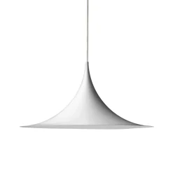 Pendant Lamps^GUBI Semi lamp Ø 47 cm, semi matt White