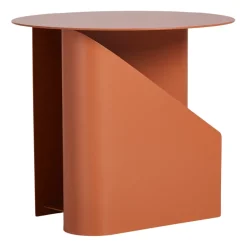 Clearance Woud Sentrum side table, Burnt Orange