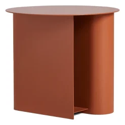 Clearance Woud Sentrum side table, Burnt Orange